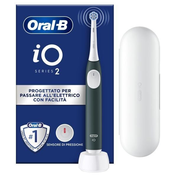 Oral-B iO2 eltandborste + resefodral, grön