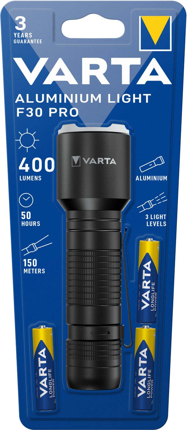 Varta Aluminium Light F30 Pro ficklampa