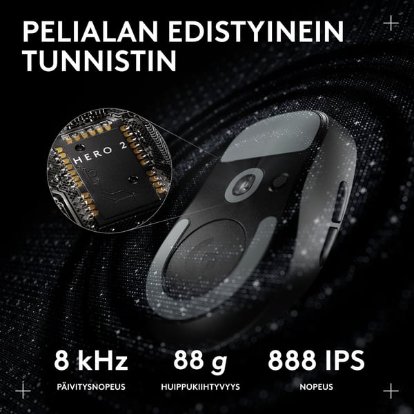Logitech G Pro X Superlight 2c trådlös spelmus, svart