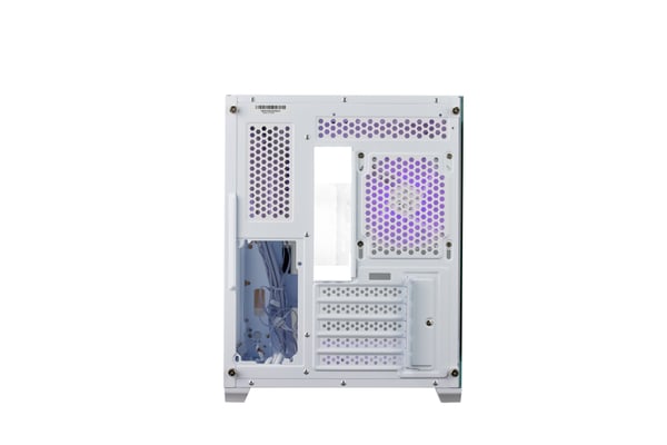 Cooler Master Elite 481 Wood micro-ATX chassi, vit
