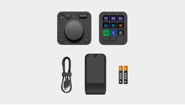Logitech MX Creative Console bildbehandlingskonsol, grafit