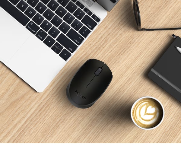 Logitech M171 -trådlös mus, grå/svart