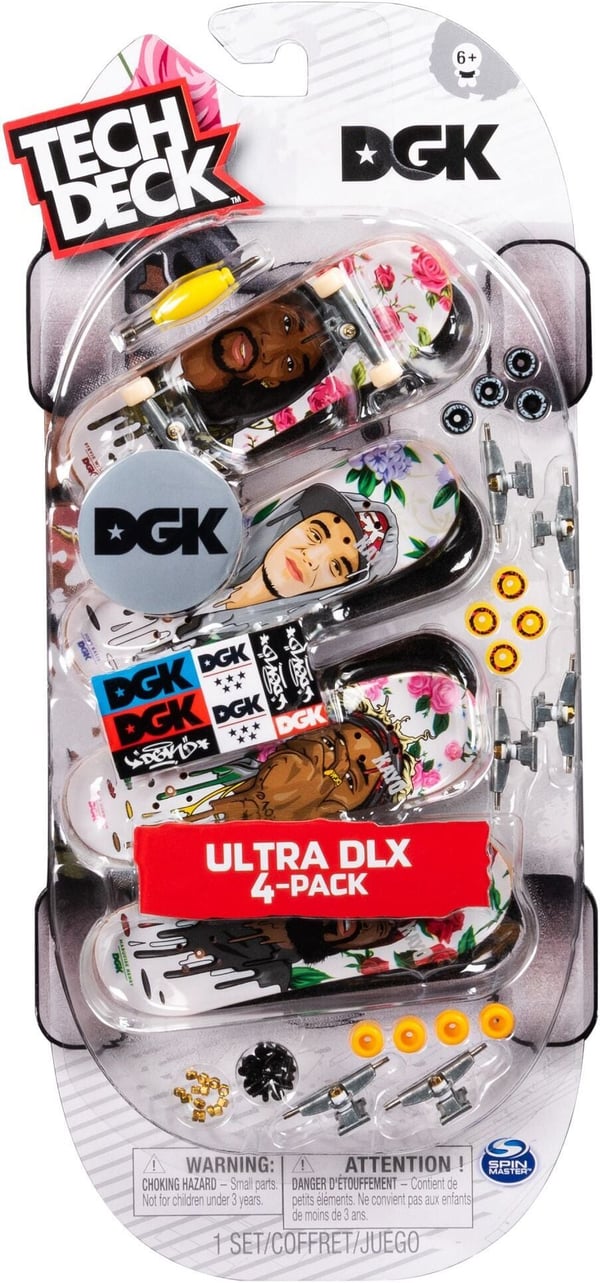 Tech Deck -finger skateboard, 4 st