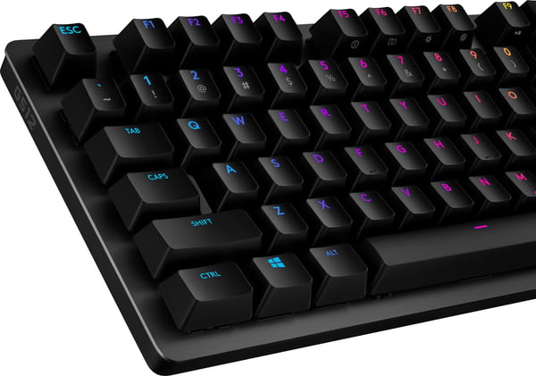 Logitech G512 Carbon Lightsync -spilkeyboard, GX Brown -kontakter