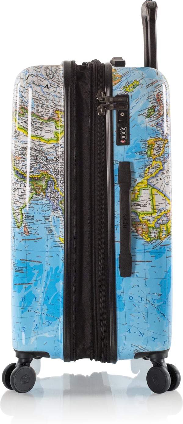Heys Journey 3G Fashion Spinner 66 cm - kuffert med farverigt kort