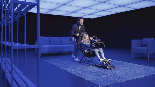 Playseat Challenge Sort ActiFit foldbar kørestol, sort