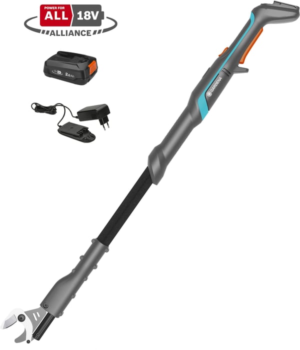Gardena EasyCut 110/18V P4A batteridrevet grensakse, inkl. batteri og oplader