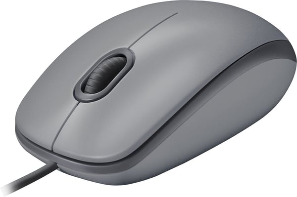 Logitech M110 Silent -mus, grå