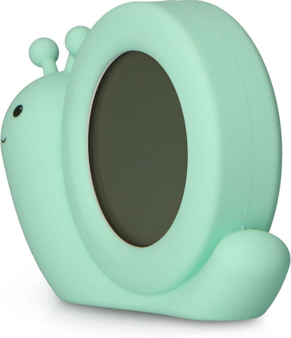 Alecto Baby Simon Snail - rytmelærende vækkeur, mintgrøn