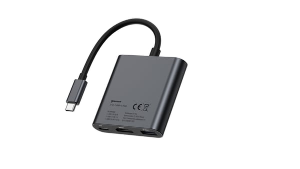 Fuj:tech 3-i-1 USB-C-hubb 100 W PD