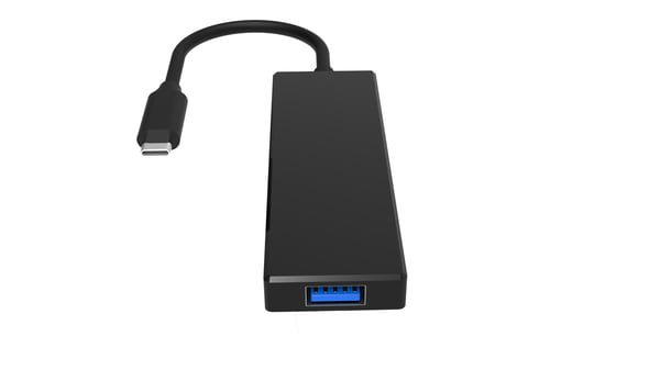 Fuj:tech USB-C-hubb, 4 portar