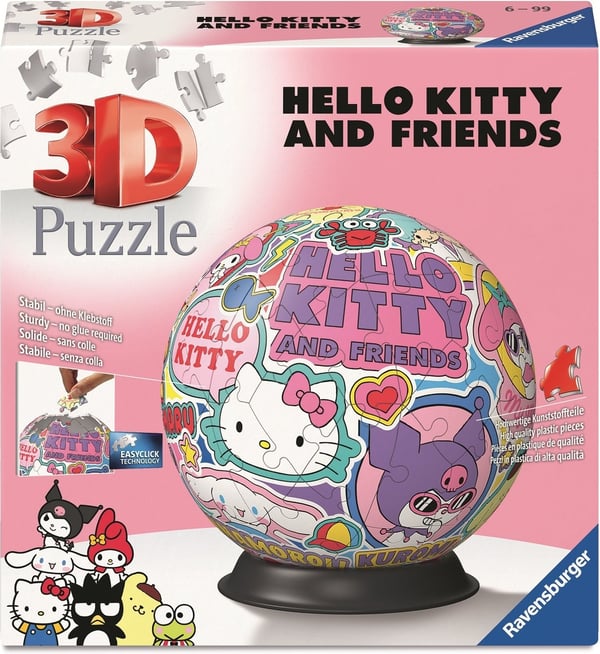 Ravensburger Puzzle-Ball Hello Kitty, 3D-pussel