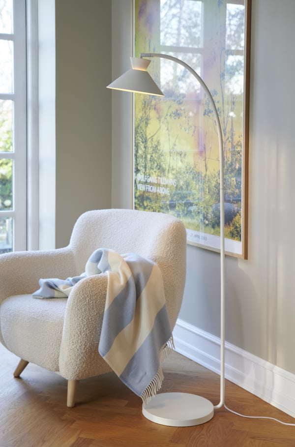 Nordlux Dial golvlampa, vit