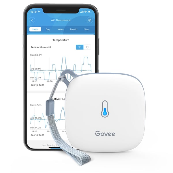 Govee WiFi-termometer hygrometer temperatur- och fuktmätare