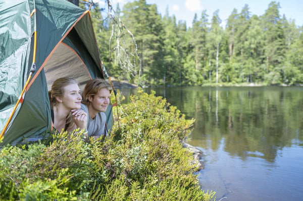 Atom pop-up-tält, 2–3 personer, grön