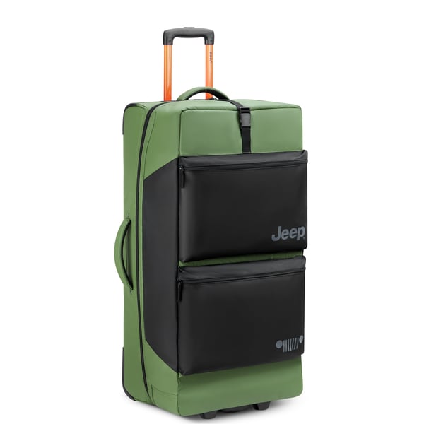 Delsey Jeep JS006B Trolley Duffle resväska, 82 cm, grön