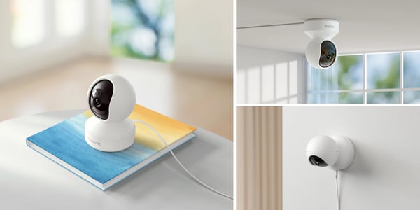 Reolink E1 Pro AI 5MP PT Auto Tracking WiFi övervakningskamera för inomhusbruk