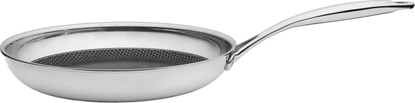 Heirol Pro Steelsafe -stegepande, rustfrit stål + non-stick belægning, 24 cm