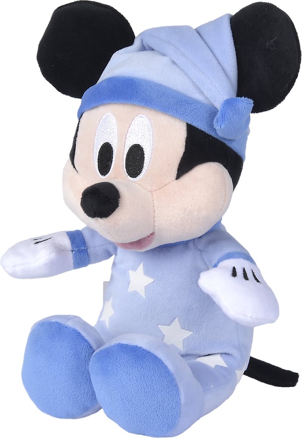 Disney Sov Gott Musse Pigg - mörkläggande mjukdjur, 25 cm
