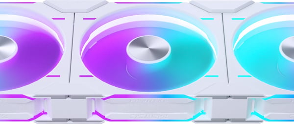Phanteks D30-140 D-RGB PWM-ventilator, hvid, 140 mm