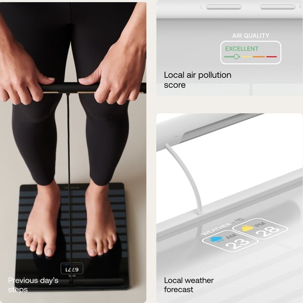 Withings Body Scan-smartvægt, hvid