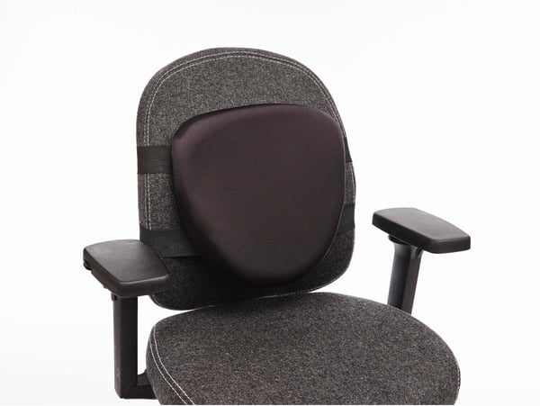 TC SoftErgo Premium -rygstøtte, sort Sumatra-stof