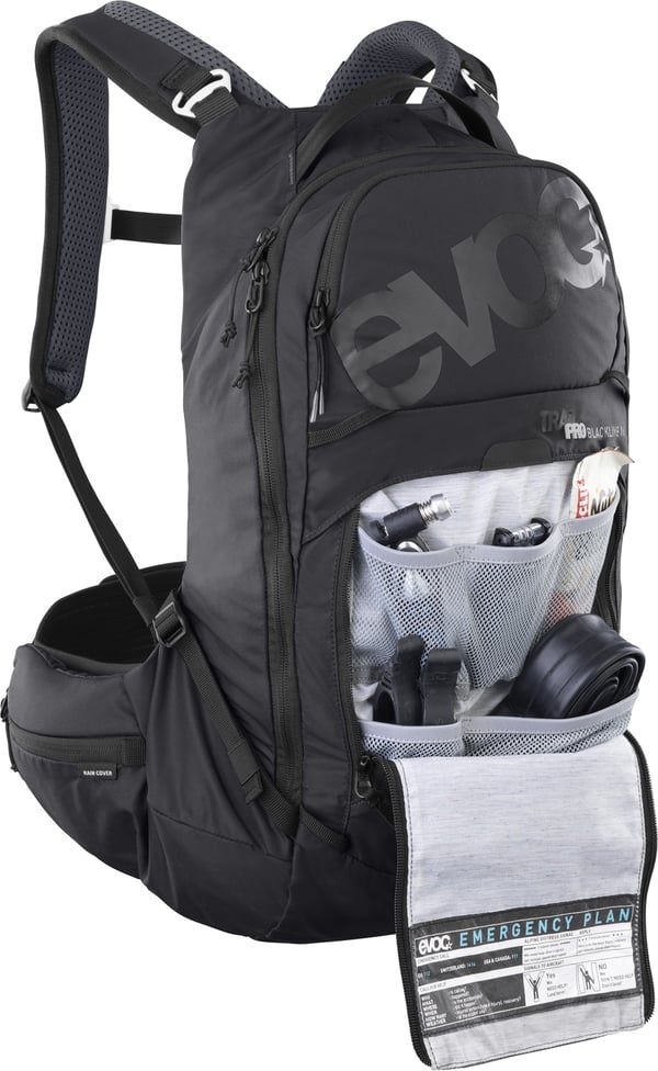 Evoc TRAIL PRO BLACKLINE 16 rygsæk, L/XL