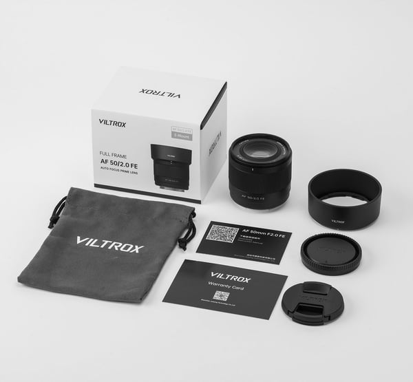 Viltrox AF 50mm F2.0 objektiv, Nikon Z (FX)