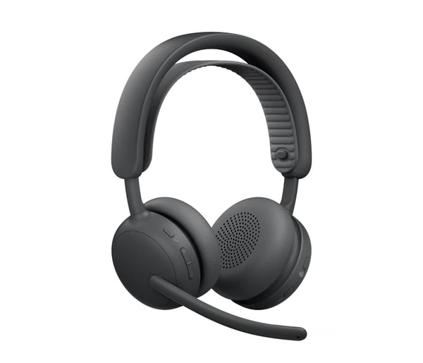 Logitech Zone Wireless 2 ES trådlösa hörlurar, Teams, grafit