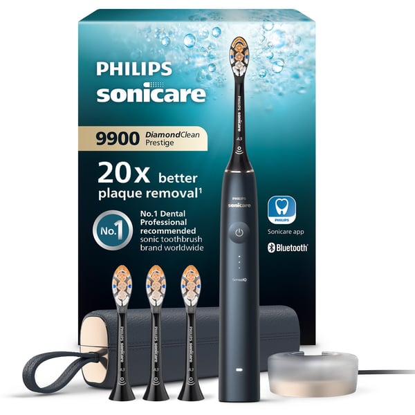Philips Sonicare Diamond Clean 9900 Prestige HX9992/45 eltandborste, mörkblå