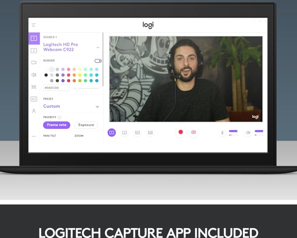 Logitech C922 Pro Stream-webbkamera