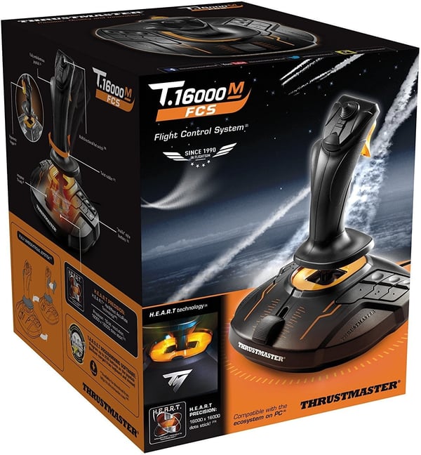 Thrustmaster T16000M Joystick-spelkontroll, PC