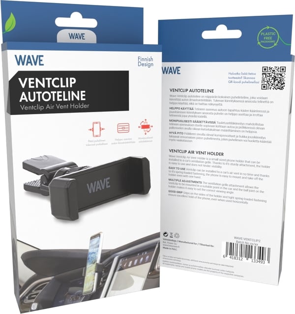 Wave Ventclip mobilholder til bil