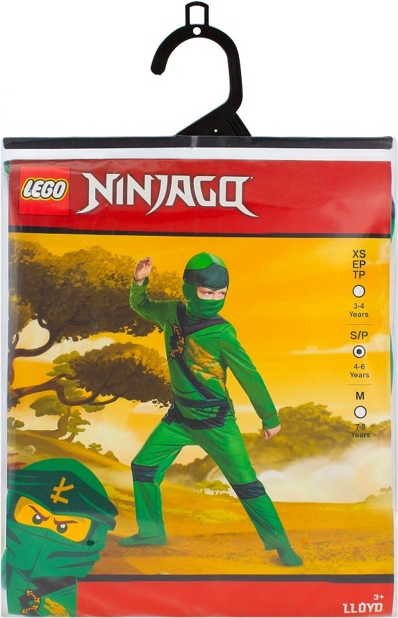 LEGO Ninjago Lloyd Fancy-kostume, 4-6 år, 109-126 cm