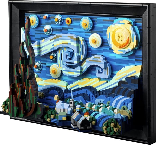 LEGO Ideas 21333 - Vincent van Gogh – Stjärnklara natten