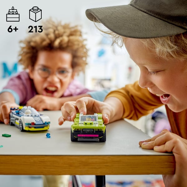 LEGO City Jakt med polisbil och muskelbil Set 60415