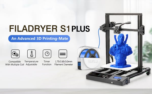 SUNLU FilaDryer S1 Plus - filamenttørrer