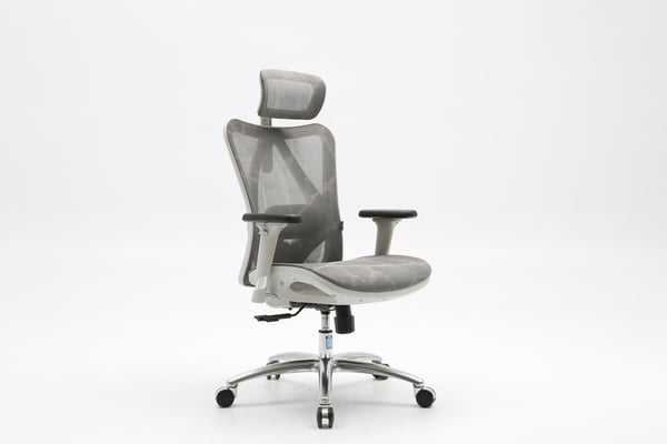 Sihoo M57 - ergonomisk kontorsstol, grå