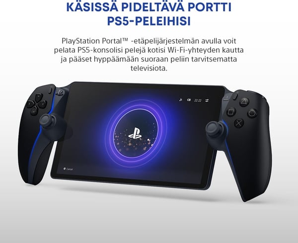 PlayStation Portal Remote Player handkontroll, svart