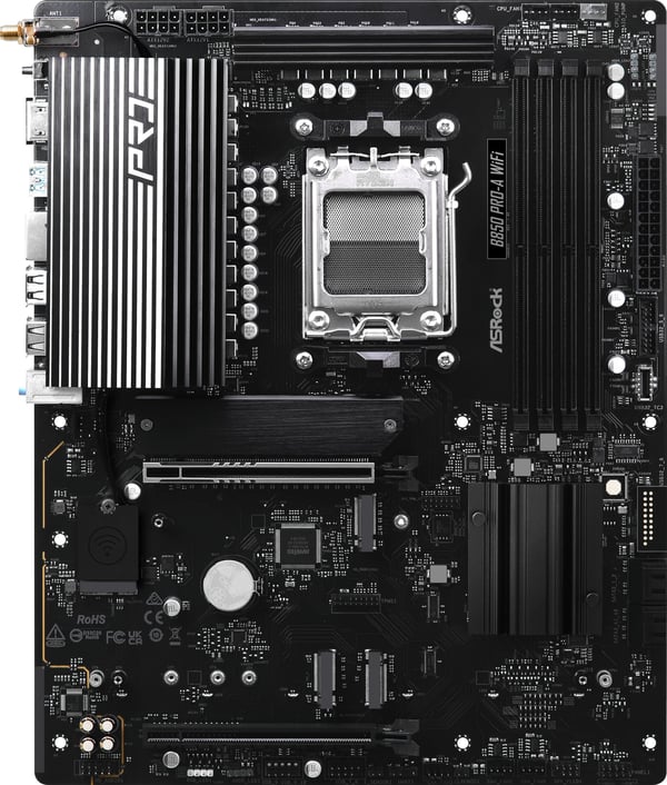 Asrock B850 Pro-A WiFi AMD AM5 ATX-moderkort