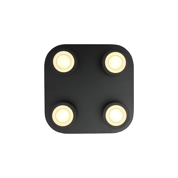 Nordlux Clyde 4-delad spotlampa svart