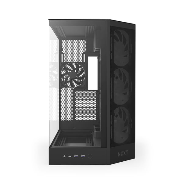 NZXT H9 Flow RGB (2025) ATX-chassi, svart