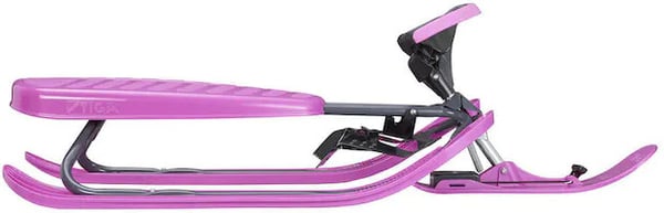 Stiga Snowracer Curve -kälke, rosa