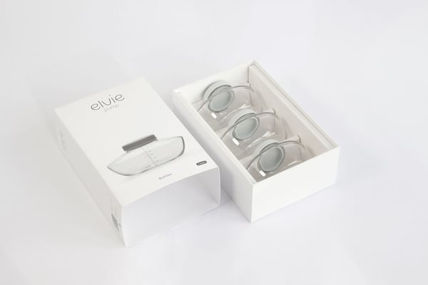 Elvie Pump Flaskor för påfyllning till bröstpump, 150ml, 3 st.