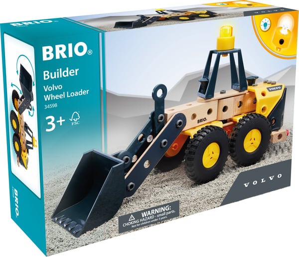BRIO Builder 34598 - Volvo hjullastare