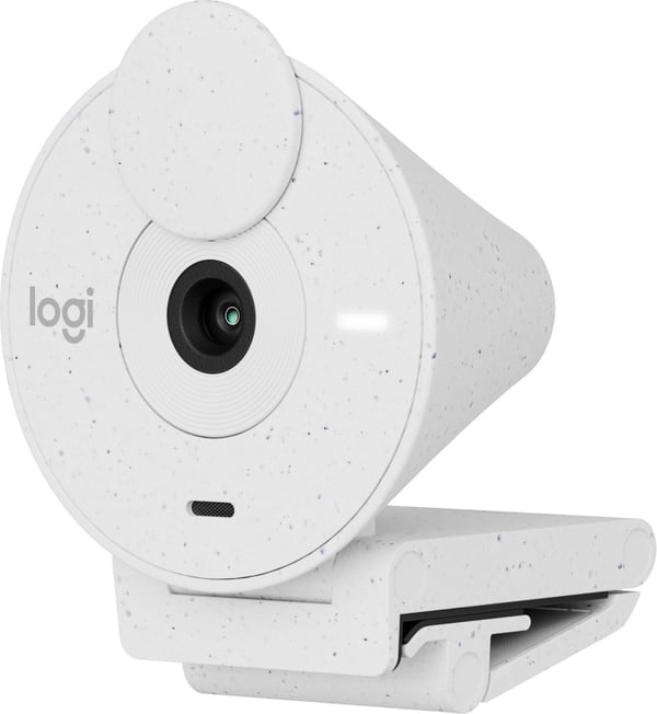 Logitech Brio 300 -webbkamera, vit
