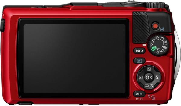 OM SYSTEM Tough TG-7 -digitalkamera, rød