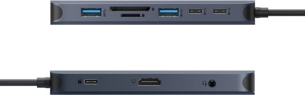 HyperDrive Next 10 Port USB-C Hub -adapter, blå