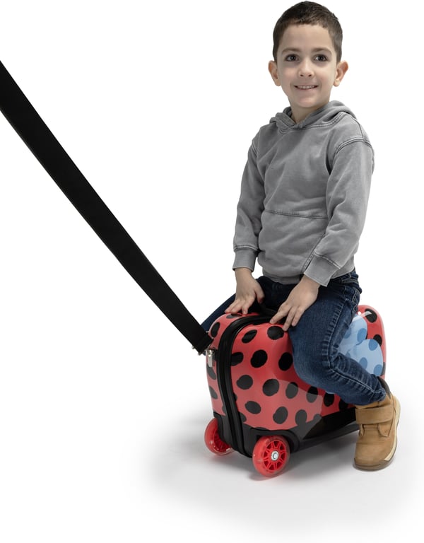 Heys Kids Ride-On -børnetaske, mariakjertel
