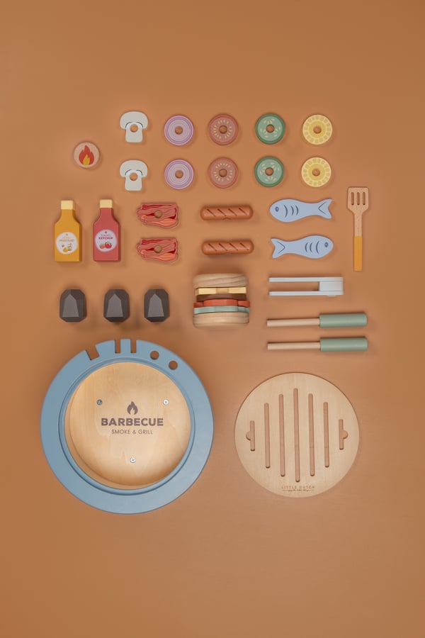 Little Dutch - Trä Grillset